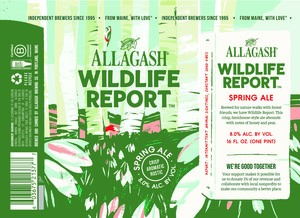 Allagash Brewing Co. Wildlife Report