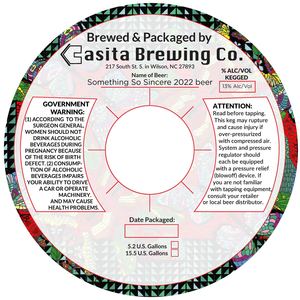 Casita Brewing Company September 2022