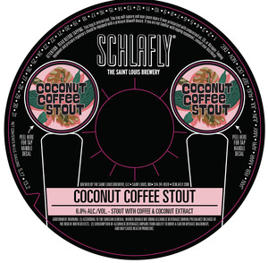 Schlafly Beer Coconut Coffee Stout September 2022