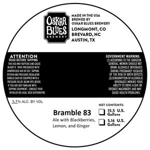 Oskar Blues Brewery Bramble 83