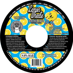 Holzlager Brewing Company Lemon Wheelie September 2022