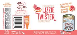 Piney River Brewing Co. Lizzie Twister With Grapefruit September 2022