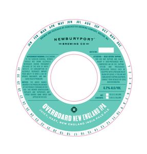 Newburyport Brewing Co Overboard New England IPA