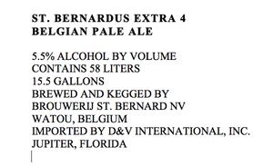 St Bernardus Extra 4 September 2022