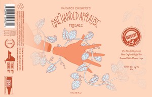 Paradox Brewery One Handed Applause Mosaic January 2023