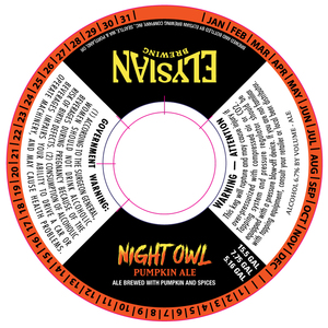 Elysian Brewing Company Night Owl Pumpkin Ale