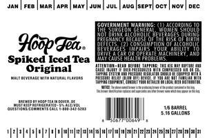 Hoop Tea Spiked Iced Tea Original