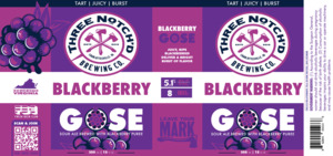 Three Notch'd Brewing Co. Blackberry Gose
