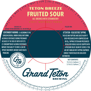 Grand Teton Brewing Teton Breeze Fruited Sour January 2023