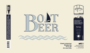 Alpha Brewing Co. Boat Beer