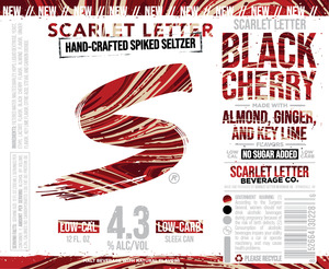 Scarlet Letter Beverage Co. Scarlet Letter Black Cherry