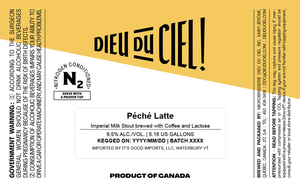 Dieu Du Ciel PÉchÉ Latte