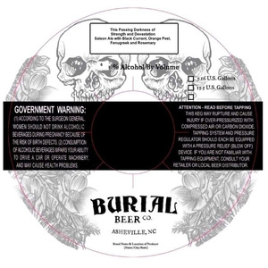 Burial Beer Co. This Passing Darkness Of Strength And Devastation