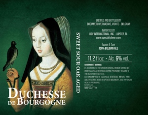 Duchesse De Bourgogne Sweet Sour Oak Aged January 2023