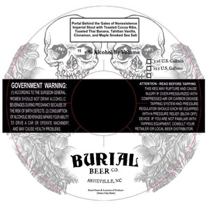 Burial Beer Co. Portal Behind The Gates Of Nonexistence