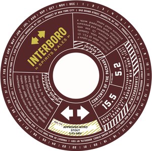 Interboro Spirits & Ales Approved Nitro January 2023
