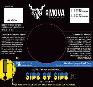 Stone / Mova Brewing Co. Side By Side Ipa 