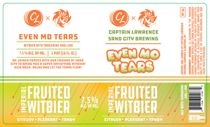 Captain Lawrence Brewing Company Even Mo Tears January 2023