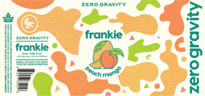 Zero Gravity Craft Brewery Frankie Peach Mango January 2023