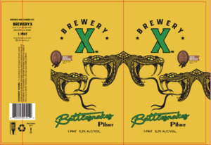 Brewery X Battlesnakes Pilsner
