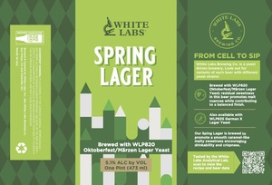 Spring Lager Brewed With Wlp820 Oktoberfest/marzen Lager Yeast