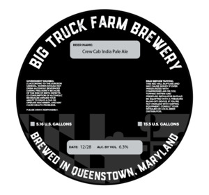 Crew Cab India Pale Ale January 2023