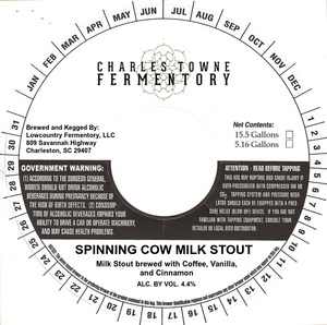 Charles Towne Fermentory Spinning Cow January 2023