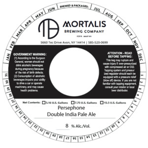 Mortalis Brewing Company Persephone