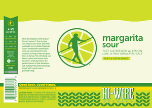 Hi-wire Brewing Margarita Sour January 2023