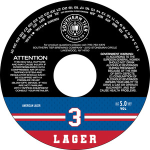 Southern Tier Brewing Company 3 Lager