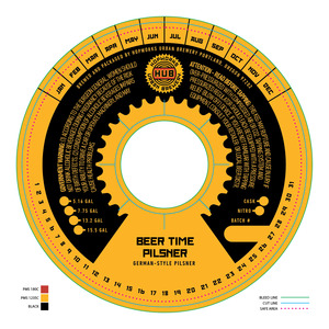 Hopworks Urban Brewery Beer Time Pilsner January 2023