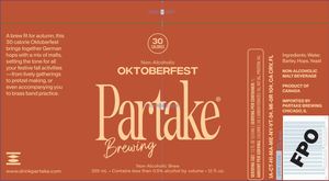 Partake Brewing Oktoberfest January 2023