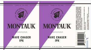 Montauk Brewing Company Wave Chaser IPA January 2023