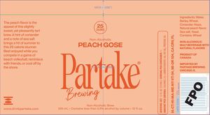 Partake Brewing Peach Gose