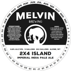 Melvin Brewing 2x4 Island January 2023