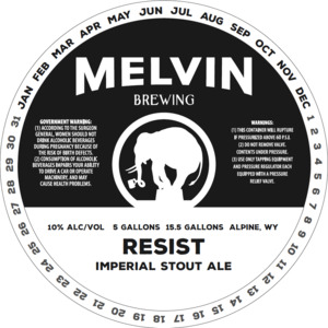 Melvin Brewing Resist January 2023