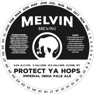 Melvin Brewing Protect Ya Hops January 2023