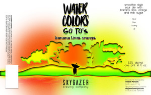 Skygazer Brewing Company Watercolors Go To's Banana Lime Orange