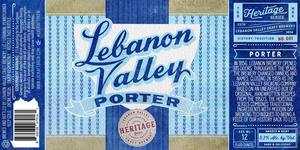 Lebanon Valley Craft Brewery Lebanon Valley Porter