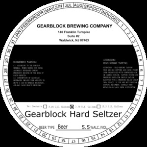 Gearblock Hard Seltzer 