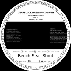 Bench Seat Stout 