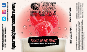 Lions Roar Brewing Company Pucker Up And Pivot