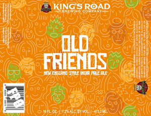 King's Road Brewing Company Old Friends New England-style India Pale Ale January 2023