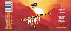 Saloon Door Brewing Ponyboy Nitro Texas Golden Strong Ale