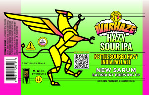 New Sarum Salisbury Brewing Co Warhaze Hazy Sour IPA January 2023