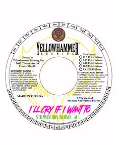 Yellowhammer Brewing, Inc. I'll Cry If I Want To January 2023