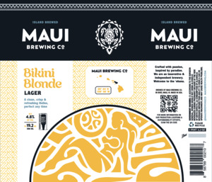 Maui Brewing Co. Bikini Blonde Lager January 2023