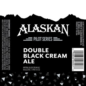 Alaskan Double Black Cream Ale January 2023