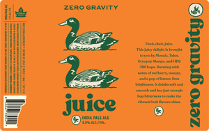 Zero Gravity Craft Brewery Juice January 2023