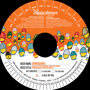 Tripping Animals Brewing Spinosaurus